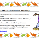 Ulkoilutapahtuman ilmoitus
